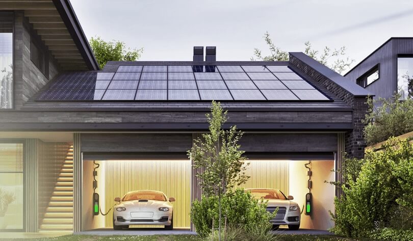 solar roof charging electric cars